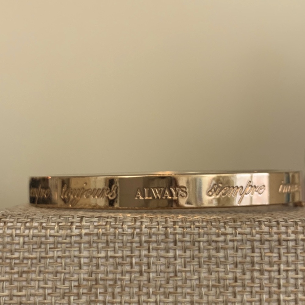 Stella & Dot Rose Gold ALWAYS Bracelet